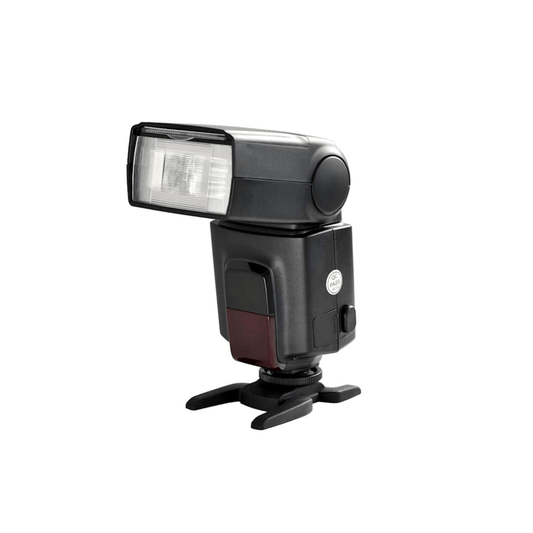 Manual Speedlight Set, Black Metal, Height Adjustable